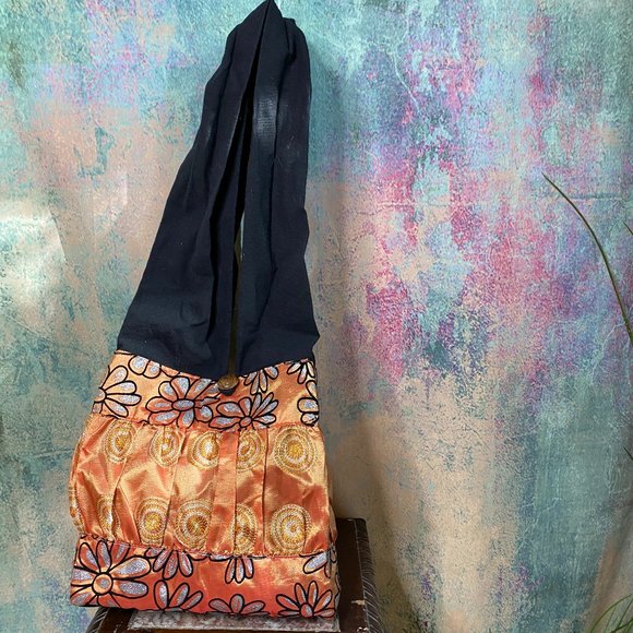 NWOT 📌Boho Embraided Fabric Cross Body Bag Purse - Picture 1 of 14